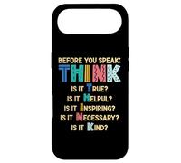 Carcasa para iPhone Air Antes de Hablar, Piensa | Motivación & Inspiración