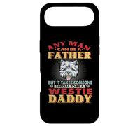 Carcasa para iPhone Air Any Man Can Be A Father Westie Daddy Funny Dog Lover