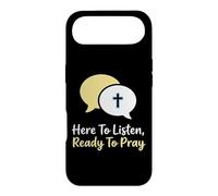 Carcasa para iPhone Air Aquí para Escuchar Listo para Orar Consejero Cristiano