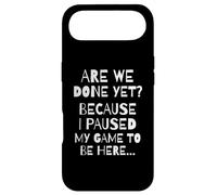 Carcasa para iPhone Air Are We Done Yet Because I Paused My Game Funny Gamer Meme