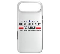 Carcasa para iPhone Air Are We Great Yet Cause I Just Feel Embarrassed Anti Trump
