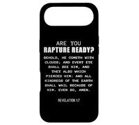 Carcasa para iPhone Air Are You Rapture Ready - Revelation 1:7 Return of Jesus Quote