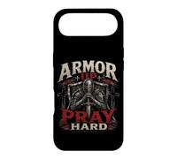 Carcasa para iPhone Air Armor Up Pray Hard Christian Warrior Knight Faith