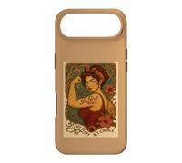 Carcasa para iPhone Air Art Nouveau Chica Poder Mi Cuerpo Mi Elección Vintage Feminista