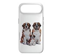 Carcasa para iPhone Air Arte de Dibujo de la Familia de Cachorros de San Bernardo.