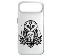 Carcasa para iPhone Air Arte de línea Negra de búho en Rama