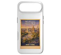 Carcasa para iPhone Air Arte Retro de Viaje aéreo de la Ciudad de Nueva York Washington Square Park