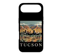 Carcasa para iPhone Air Arte Urbano Retro del Horizonte de Tucson, Arizona, montañas del Desierto