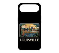 Carcasa para iPhone Air Arte Urbano Retro del Skyline River Bridge de Louisville, Kentucky