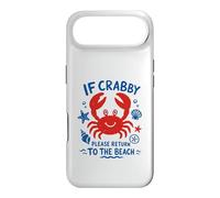 Carcasa para iPhone Air Arte Vintage Dibujado a Mano de If Crabby Please Return To The Beach