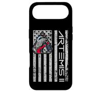 Carcasa para iPhone Air Artemis II Patch USA Bandera Retorno a la Luna Patriotica