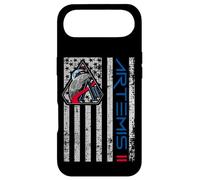 Carcasa para iPhone Air Artemis II Patch USA Bandera Retorno a la Luna Patriotica