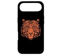 Carcasa para iPhone Air Artistic Orange Tiger Head & Hipster Glasses Funny Graphic