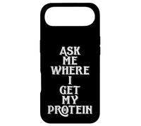 Carcasa para iPhone Air Ask Me Where I Get My Protein Funny Vegetarian & Vegan Joke