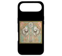 Carcasa para iPhone Air Astrología del Zodiaco Leo Cats en Art Deco