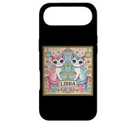 Carcasa para iPhone Air Astrología del Zodiaco Libra Cats en Art Deco