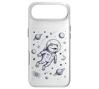 Carcasa para iPhone Air Astronauta Rana Espacial Divertido
