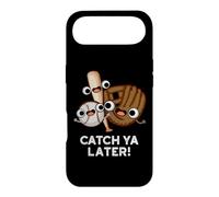 Carcasa para iPhone Air Atrapa ya más Tarde Divertido Juego de Palabras de béisbol