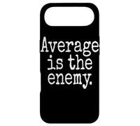 Carcasa para iPhone Air Average Is The Enemy Entrenamiento Correr Fitness Gimnasio
