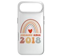 Carcasa para iPhone Air Awesome Since 2018 8th Birthday Boho Rainbow 8 Years Old