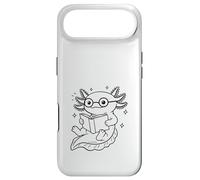Carcasa para iPhone Air Axolotl Gracioso Leyendo Libro Ratón de Biblioteca Nerd