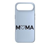 Carcasa para iPhone Air Azul - Mama Heart Lettering Minimalista Motherhood Love