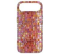 Carcasa para iPhone Air Azulejos de Mosaico de Vidrio Italiano Sicilia Rosa Naranja Preppy