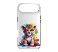 Carcasa para iPhone Air Baby Tiger Farbspritzer - Tier Kunst - für Sie und Ihn
