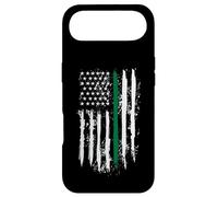 Carcasa para iPhone Air Back The Green Thin Green Line American Flag Border Patrol