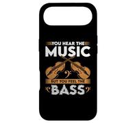 Carcasa para iPhone Air Bajo Vertical Que escuchas la música Siente el violín de Contrabajo