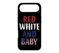 Carcasa para iPhone Air Bandera Americana Bebé Rojo Blanco Azul Embarazo Mamá