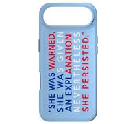 Carcasa para iPhone Air Bandera Americana Que fue advertida sin Embargo Ella persistió