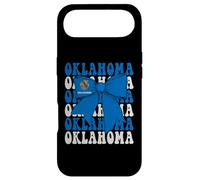 Carcasa para iPhone Air Bandera Coquette Bow del Estado de Oklahoma, EE. UU.