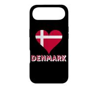 Carcasa para iPhone Air Bandera danesa patriótica danesa para Hombres, Mujeres y niños, corazón de Dinamarca