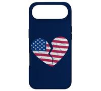 Carcasa para iPhone Air Bandera de Estados Unidos de América Corazón Roto - Heartbreak en Forma de corazón