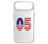 Carcasa para iPhone Air Bandera de Estados Unidos número 05 patriótico cumpleaños - Regalo Nacido en 2005
