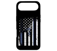 Carcasa para iPhone Air Bandera de Israel Envejecido, Encima, Bandera Americana
