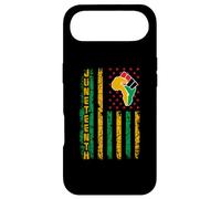 Carcasa para iPhone Air Bandera de Juneteenth Pan African Civil Rights Black Power Fist