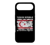 Carcasa para iPhone Air Bandera de la República Turca del Norte de Chipre desgastada