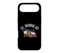 Carcasa para iPhone Air Bandera de Utah de San Jorge Utah, diseño de Estilo Envejecido