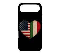 Carcasa para iPhone Air Bandera Italiana Americana corazón Vintage Estados Unidos Italia Heritage Pride