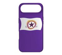 Carcasa para iPhone Air Bandera Ondulada de la Tribu Wampanoag Squanto India nativa Americana