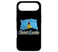 Carcasa para iPhone Air Bandera patriótica de Santa Lucía para Hombres, Mujeres y niños del Caribe