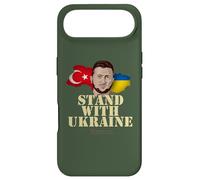 Carcasa para iPhone Air Bandera turca y ucraniana Selensky Stand con Ucrania