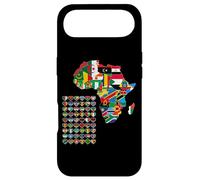 Carcasa para iPhone Air Banderas africanas, Banderas de África, Mapa de África.