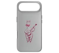 Carcasa para iPhone Air Banjo Playing Alpaca Retro Animal Bluegrass Picker