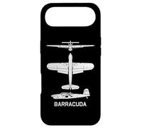 Carcasa para iPhone Air Barracuda British WW2 Torpedo Dive Bomber Avión Siluetas