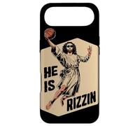 Carcasa para iPhone Air Basketball Slam Dunk Jesús Memes Él ha resucitado Rizzin Jesús