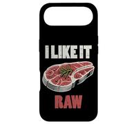 Carcasa para iPhone Air BBQ Steak I Like It Raw Barbacoa Grill Humor Papá Hombres Mujeres