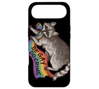 Carcasa para iPhone Air BE Gay DO Crime Pride Flag LGBTQ Raccoon Funny Pride Queer